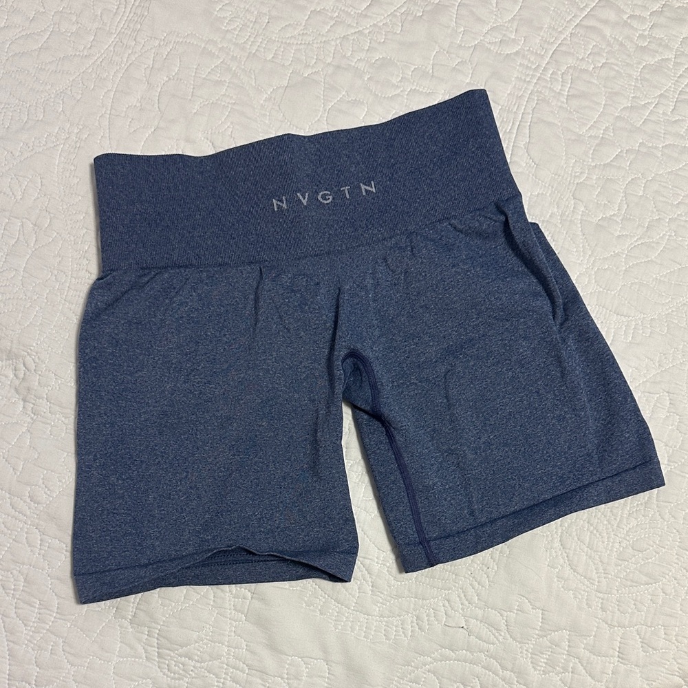 NVGTN Navy Bike Shorts